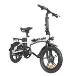 NAKTO Folding Electric Bicycles, 16 inch 250W Electric Bike with 36V 10AH Removable Lithium Battery, 15-30 Miles Range Power skylark City Ebikes for Adults-White (Available in 4 Color)