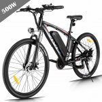 VIVI 500W 27.5" Electric Bike, 48V 10AH Electric Mountain Bike, Electric Bikes for Adults, Electric Commuter Bicycle with Smart LCD Display 21 Speed Gear, 3 Mode for Men Women Adult Ebike