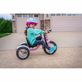 Schwinn Roadster Retro-Style Tricycle, 12-inch front wheel, ages 2 - 4, pink