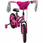 Huffy 16" Flashfire Girls' Bike for Kids, Purple / Pink