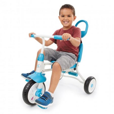 Little Tikes Pack 'n Go Trike in Blue, Convertible Tricycle for Toddlers with 3 Stages of Growth- For Kids Boys Girls Ages 12 Months to 5 Years Old