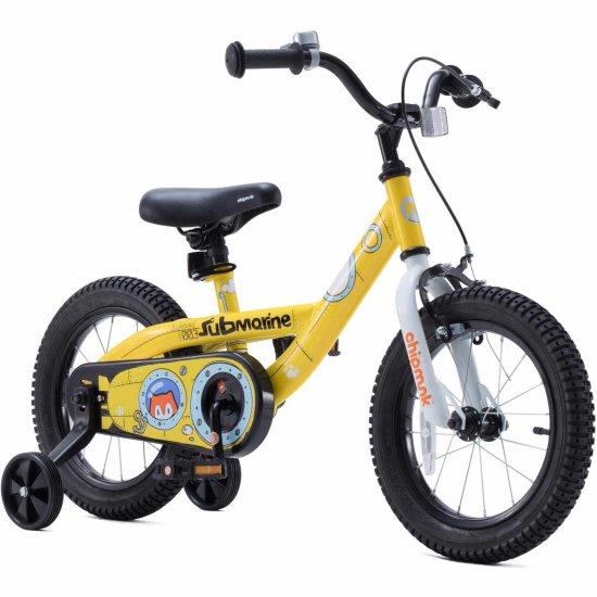 Royalbaby Chipmunk Boys Girls Kids Bike Steel Cycle Bike Childs Bicycle 18 Inch Yellow