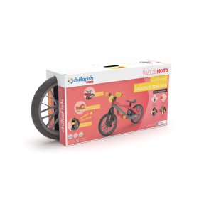 Chillafish BMXie MOTO multi-play balance trainer with real VROOM VROOM sounds and detachable play motor, included child-safe screwdriver and screws, adjustable seat, for age 2-5 years, red