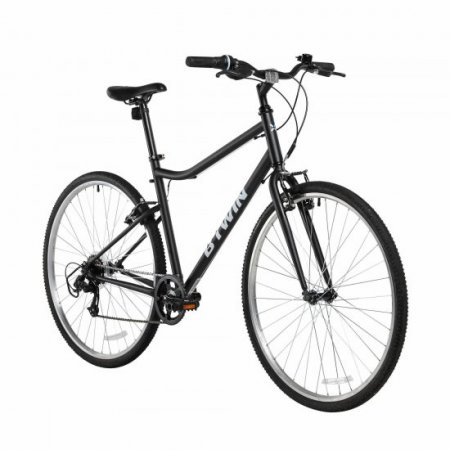 Decathlon Riverside Hybrid Bike 100, 700c, Black, Medium