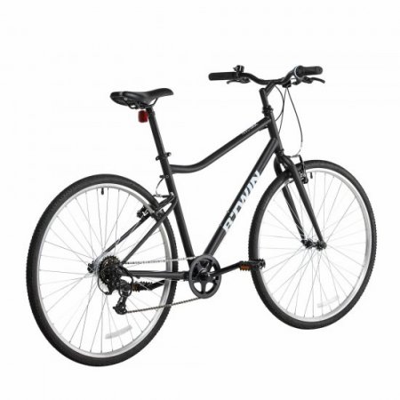 Decathlon Riverside Hybrid Bike 100, 700c, Black, Medium