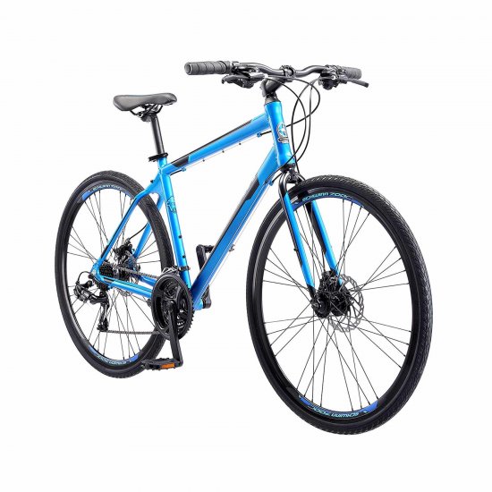 Schwinn Volare 1200 Men\'s Road Bike, 700C, Multiple Colors-Color:Blue,Style:Men\'s Flat Bar Road