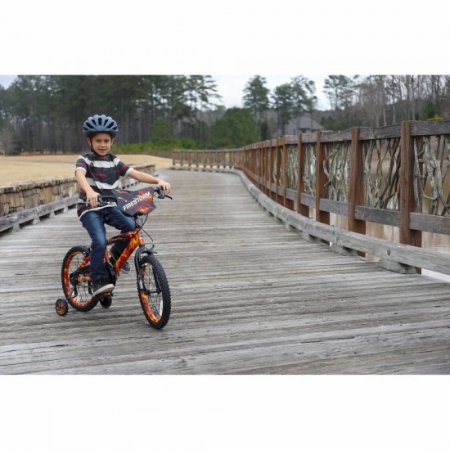 Dynacraft 18" Boys Firestorm Bike with Dipped Paint Effect, Orange