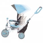 Little Tikes Fold 'n Go 4-in-1 Trike in Light Blue, Convertible Tricycle for Toddlers with 4 Stages of Growth, Shade Canopy and Storage Bag- For Kids Boys Girls Ages 9 Months to 3 Years Old