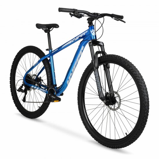 Hyper Bicycles Men\'s 29\" Explorer Mountain Bike, Hard Tail, Blue