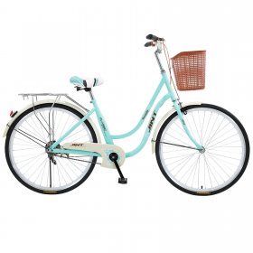 Hotwon 26-Inch Womens Comfort Bikes Beach Cruiser Bike Single Speed Bicycle Comfortable Bicycle