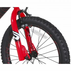 Dynacraft 18" Boys' Surge BMX Bike, Black/Red