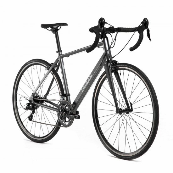 Decathlon Triban RC120, Rim Brake Aluminum Road Bike, Large, Grey