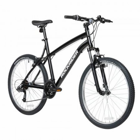 Decathlon Rock rider ST50 Aluminum Mountain Bicycle 26 In., Black, Medium