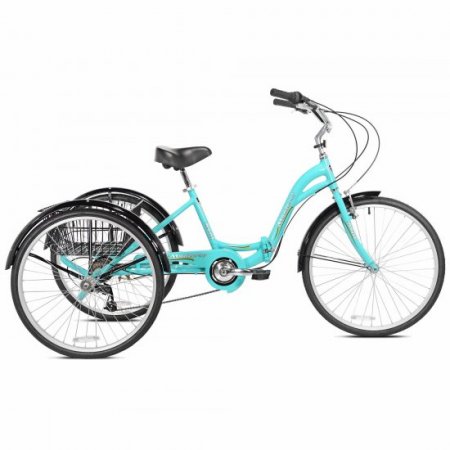 Kent 26" Monterey Folding Adult Trike, Aqua