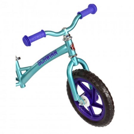 Schwinn Skip 2 Balance Bike for Learning to Ride, 12-inch wheels, ages 2 - 4, Teal / Purple