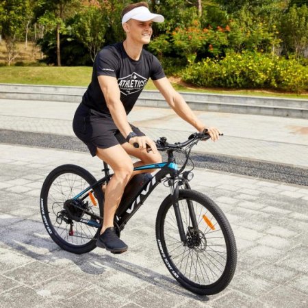 VIVI 27.5" 350W Electric Bike Adults Electric Mountain Bike, Electric Bicycle 20Mph with Removable 8AH Lithium Battery, Professional 21 Speed Gears E-bike