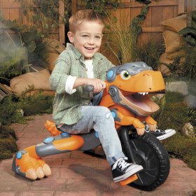 Little Tikes Chompin' Dino Trike, Toddler Tricycle with Realistic Dinosaur Sounds and Adjustable Seat- For Kids Girls Boys Ages 3-5 Years Old