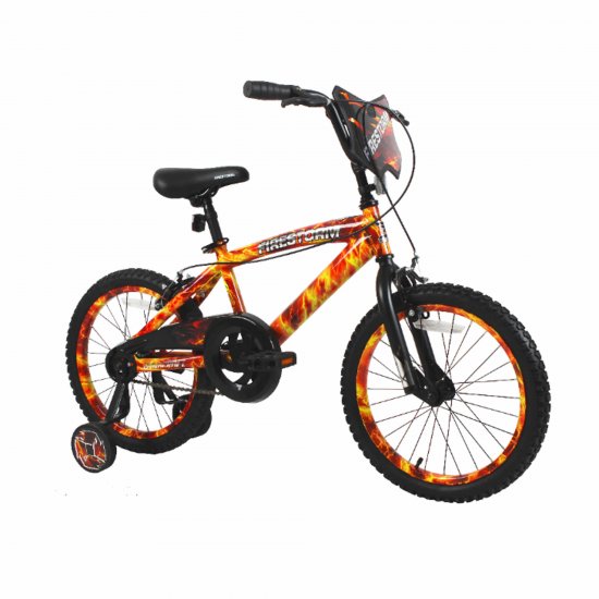Dynacraft 18\" Boys Firestorm Bike with Dipped Paint Effect, Orange