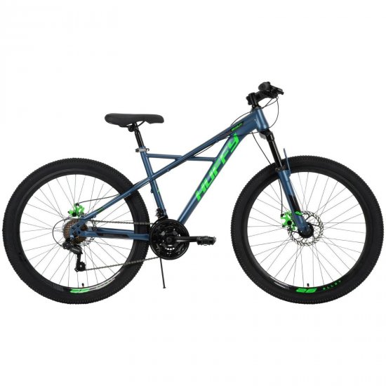 Huffy 26 In. Scout Men\'s 21-Speed Hardtail Mountain Bike, Denim Blue New Bicycles