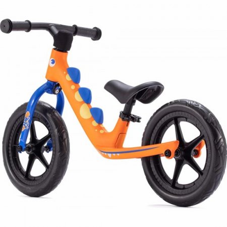 RoyalBaby Dino Kids Balance Bike, Toddler Beginner Lightweight Sport Training Bicycle 12 Inch Wheel Age 2 to 4 Orange