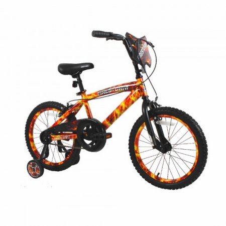 Dynacraft 18" Boys Firestorm Bike with Dipped Paint Effect, Orange