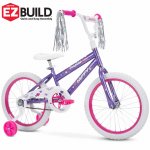 Huffy 18-Inch Sea Star Girls' Bike, Metallic Purple