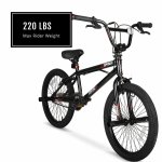 Hyper Bicycles 20" Boys Spinner BMX Bike, Kids, Black