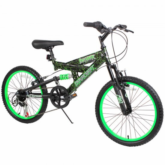 Dynacraft 20\" Invader Boys Bike with Dipped Paint Effect, Black