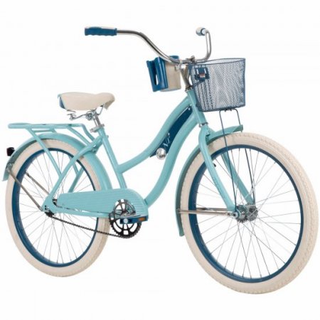 Huffy 24" Nel Lusso Girls' Cruiser Bike, Blue