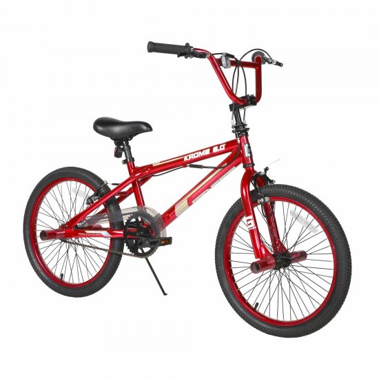 Genesis 20 In. Boy\'s Blue Krome 2.0 BMX Bike with Front and Rear Pegs, Red by Dynacraft