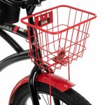 Huffy 26 In. Carlisle Men's Comfort Cruiser Bike, Black Red