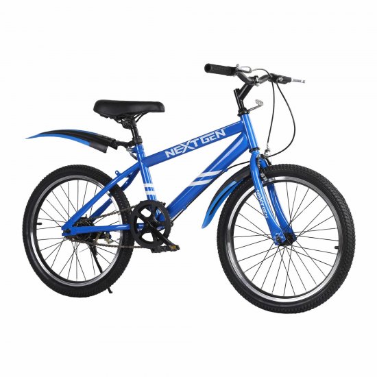 NextGen 20 In. Children\'s Bike - Quick-adjust Seat, Single-speed, Front Handbrake & Rear Coaster Brake, Blue