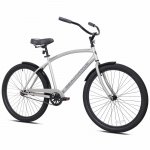 Kent, 26" Men's Seachange, Beach Cruiser Bicycle, Silver