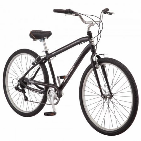 Schwinn Brookline cruiser bike, 27.5 inch wheel, 7 speeds, black