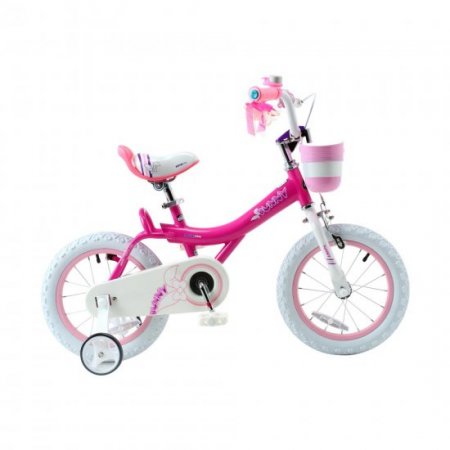 Royalbaby Bunny Girl's Bike 12 In. Kid's Bicycle, Fuchsia (Open Box)