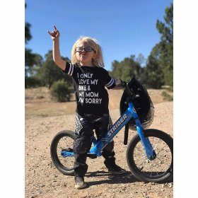 Strider - 14x Sport Balance Bike - Pedal Conversion Kit Sold Separately - Awesome Blue