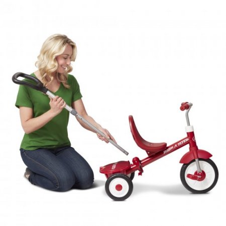 Radio Flyer, 3-in-1 Stroll 'n Trike, 3 Stages Grows with Child, Red