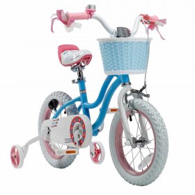 Royalbaby Stargirl Girl's Bike, 12 In. Wheels, Blue (Open Box)