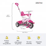 smarTrike Lollipop, 3-in-1 Toddler Tricycle 15M+ - Pink