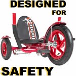 Mobo Mity Sport Tricycle, Toddler Big Wheel Ride On Trike, 3-5 Years Old, Pedal Car for Kids, Red