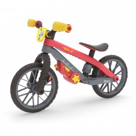 Chillafish BMXie MOTO multi-play balance trainer with real VROOM VROOM sounds and detachable play motor, included child-safe screwdriver and screws, adjustable seat, for age 2-5 years, red