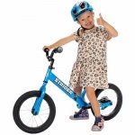 Strider - 14x Sport Balance Bike - Pedal Conversion Kit Sold Separately - Awesome Blue