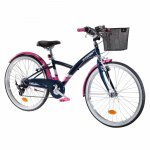 Decathlon Btwin Original 500 Girl's Bicycle, 24 In., Kids 4 Ft. 5 In. to 4 Ft. 11 In.