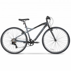 Hyper Bicycles 700c Adult Urban Bike, Black/Gray