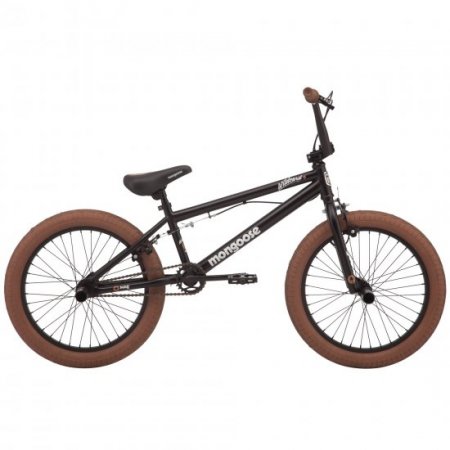 Mongoose 20" Wildcard Boys' Freestyle BMX Bike, Black