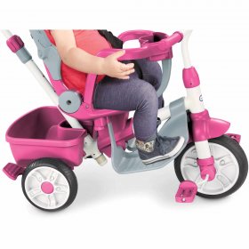 Little Tikes Perfect Fit 4-in-1 Trike in Pink, Convertible Tricycle for Toddlers with 4 Stages of Growth and Shade Canopy- For Kids Girls Boys Ages 9 Months to 3 Years Old