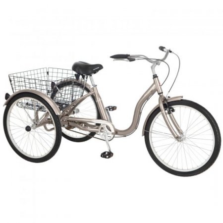 Schwinn Meridian Tricycle (26-Inch Wheels), Dark Silver