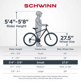 Schwinn Bellwood Comfort Hybrid Bike, 7-Speeds, 27.5 In. Wheels, Orange
