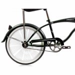 Micargi LOWRIDER F4 20" Lowrider Hi-Ten Steel Coaster Brake Single Speed One Piece Crank Alloy Rims 140H Color: Black