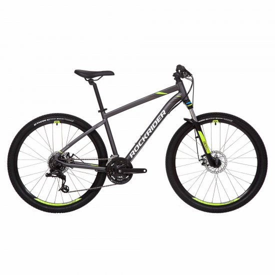 Decathlon Rockrider ST520, Mountain Bike, 27.5\", Gray, Small